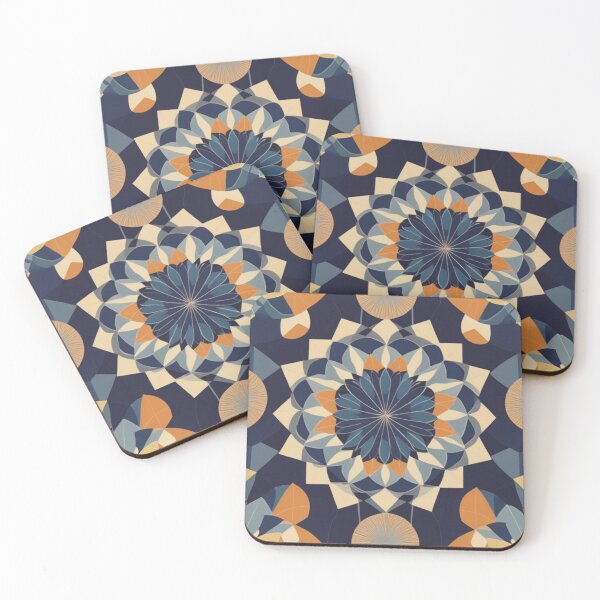 Item preview, Mandala geométrico con flores designed and sold by TondoMeander.