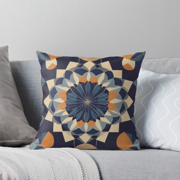 Aperçu de l'œuvre Fleur de mandala géométrique créée et vendue par TondoMeander.