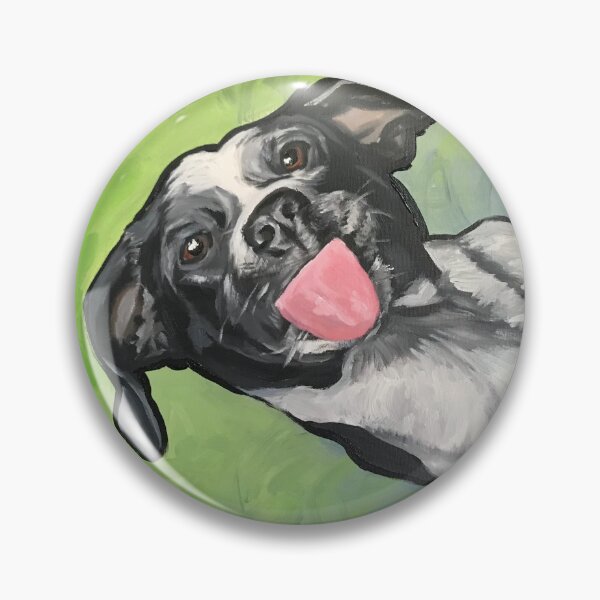Item preview, Funny Dog Tongue (Full) Painting designed and sold by alloftheinspired.