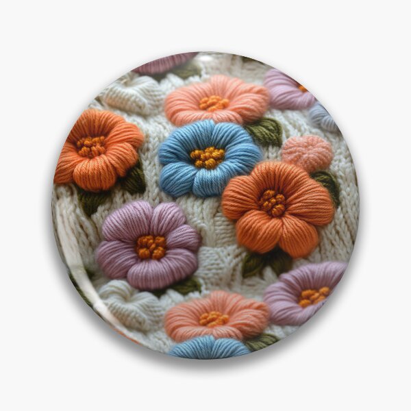 Artikelvorschau, Gestrickte kleine Blumen entworfen und verkauft von laura-in-rome.