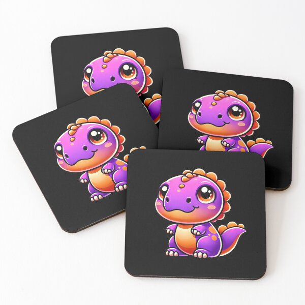 Item preview, Cute Dinosaur Orange Purple  designed and sold by ToxiCool.