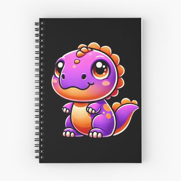 Item preview, Cute Dinosaur Orange Purple  designed and sold by ToxiCool.