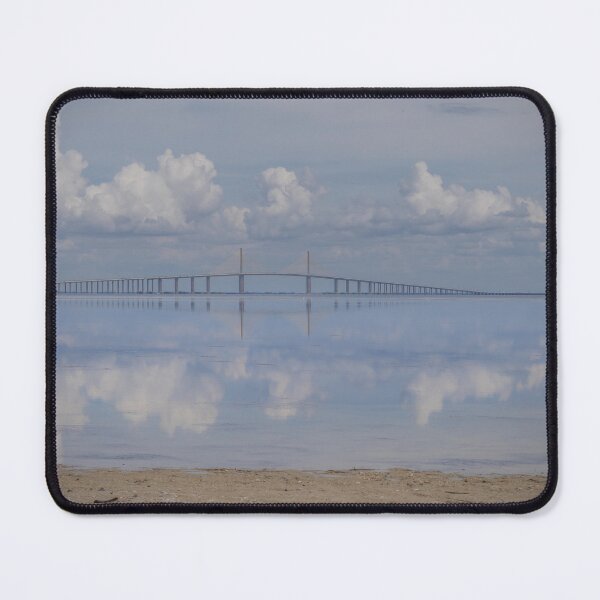 Item preview, A scenic view showcases the longe elegant Sunshine Skyway Bridge Pinellas County Florida designed and sold by EyezWatchin.