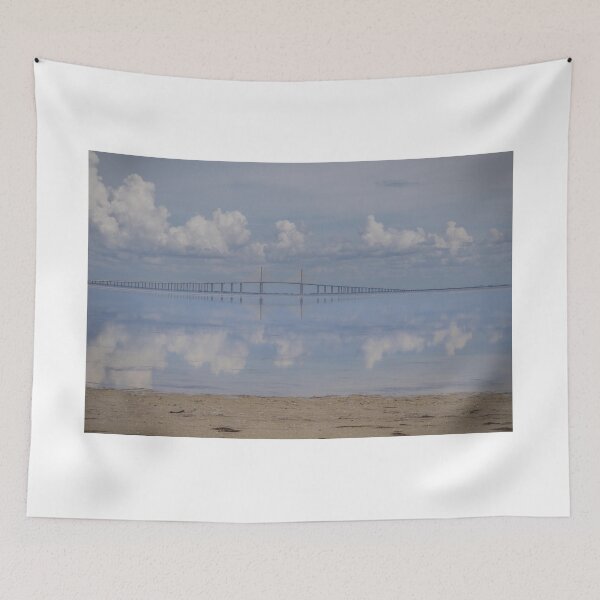 Item preview, A scenic view showcases the longe elegant Sunshine Skyway Bridge Pinellas County Florida designed and sold by EyezWatchin.