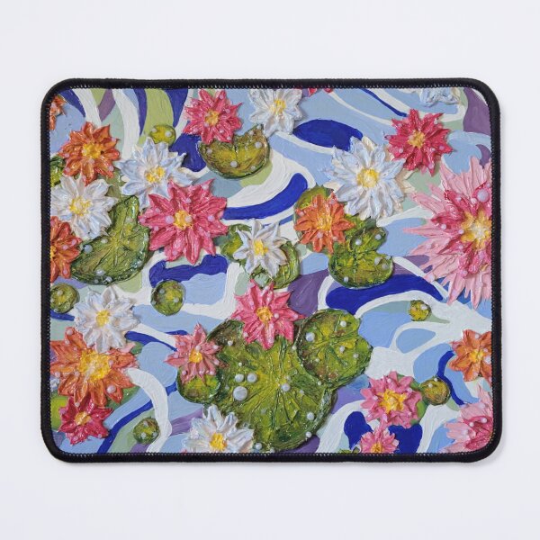 Item preview, Lily Pads Art Print - Original Painting, Vibrant Floral Pond Artwork, Nature-Inspired Wall Art for Home Decor designed and sold by Art-by-Gracie-Design.