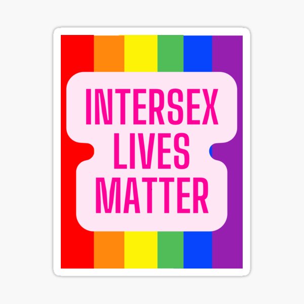 Item preview, Intersex Lives Matter designed and sold by OneRainbow25.
