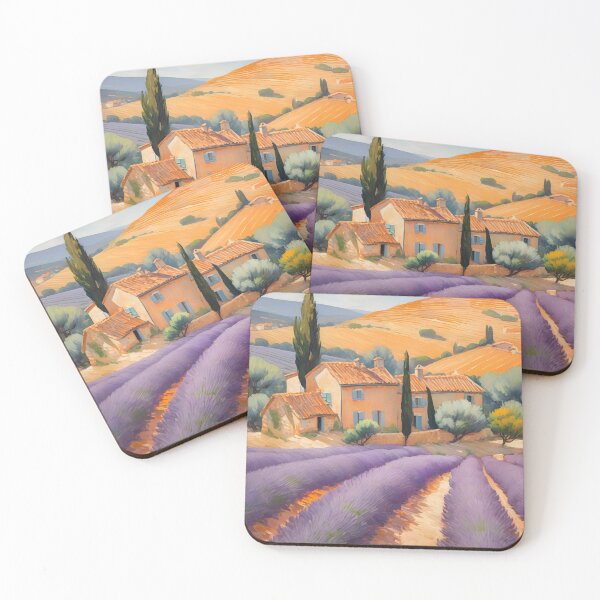 Item preview, Lavender Fields, Provence Landscape designed and sold by EcoArtLab.