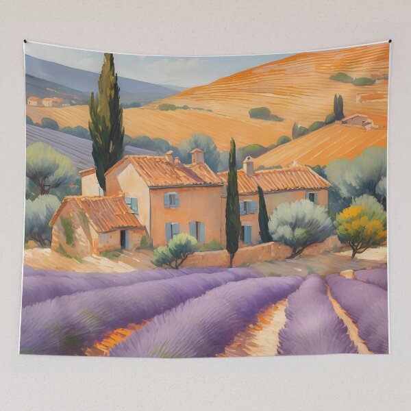 Item preview, Lavender Fields, Provence Landscape designed and sold by EcoArtLab.
