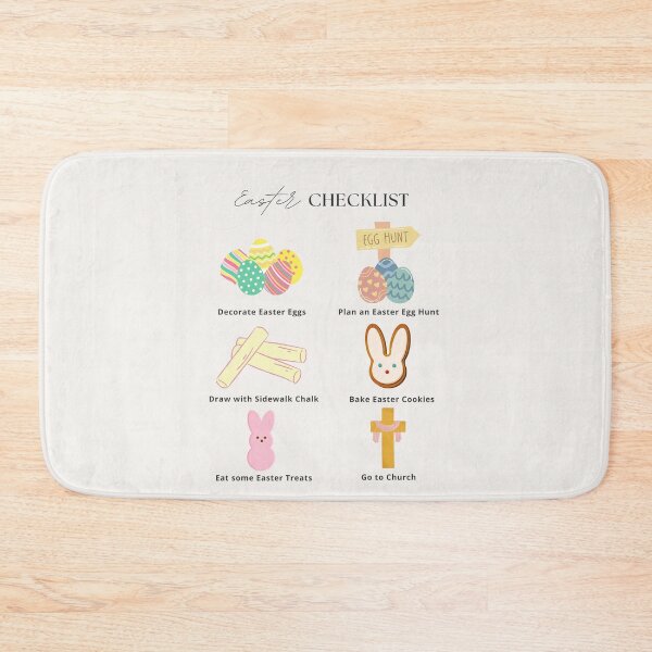 Item preview, Easter 2025 Checklist Print designed and sold by Femme Pastel Collective.