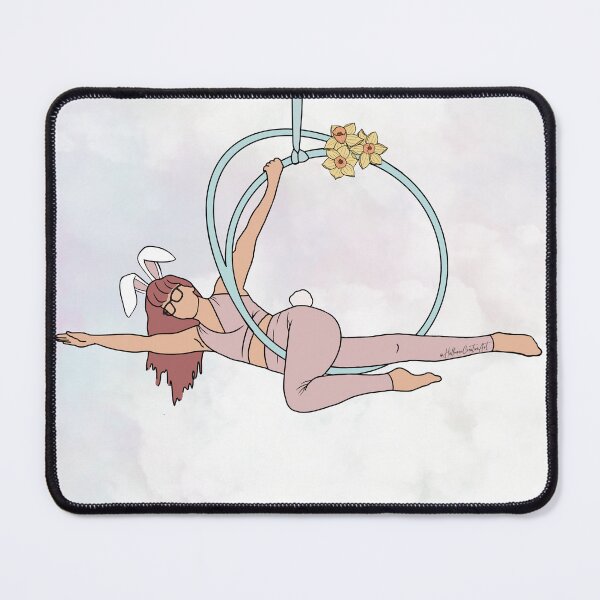 Item preview, Spring Bunny in Daffodil Hoop designed and sold by HalfmoonCreativ.