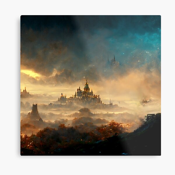 Item preview, Fantasy Kingdom in Mystical Clouds designed and sold by Amr Siam.