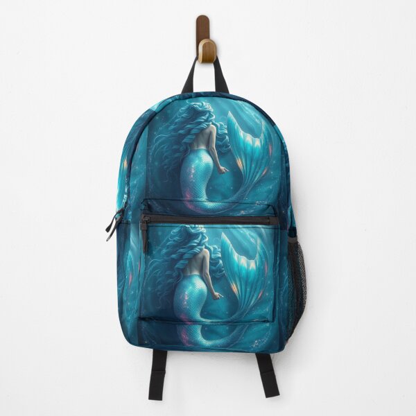 Item preview, Mesmerizing Blue Mermaid – Mystical Underwater Elegance designed and sold by Ink And Inspire.