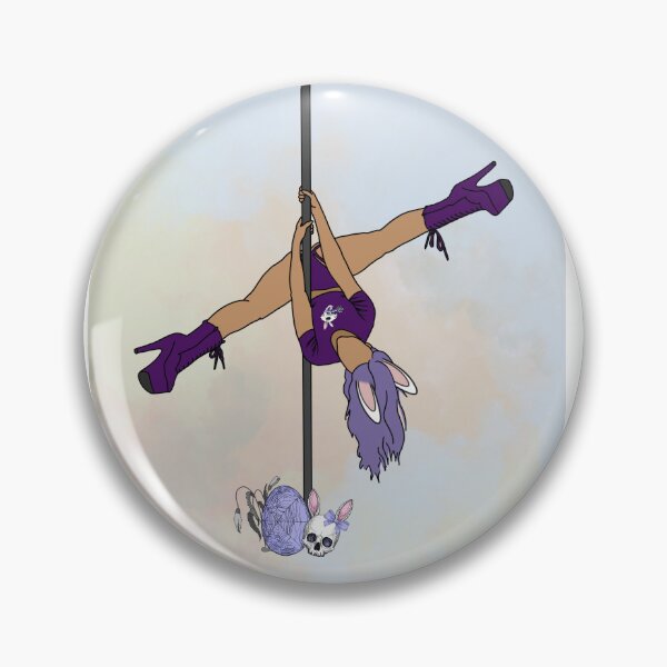 Item preview, Gothic Easter Bunny Pole Dancer designed and sold by HalfmoonCreativ.