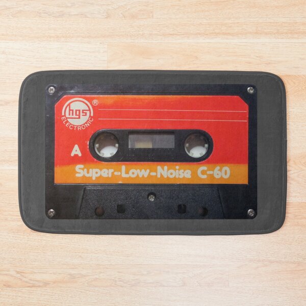 Item preview, cassette, tapedeck, orange low noise design designed and sold by Unfound Gem.