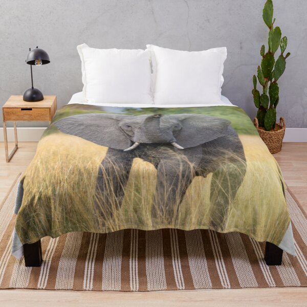 Item preview, Elephant with Raised Trunk Botswana Africa designed and sold by PhotoArt by Joan Carroll.