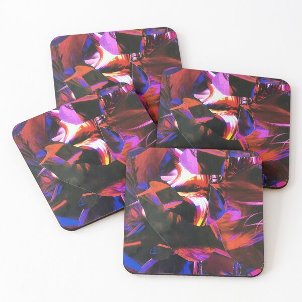Item preview, Psychedelic Purple Paper Collage Pattern designed and sold by Nikki Fortuin Arts & Crafts.