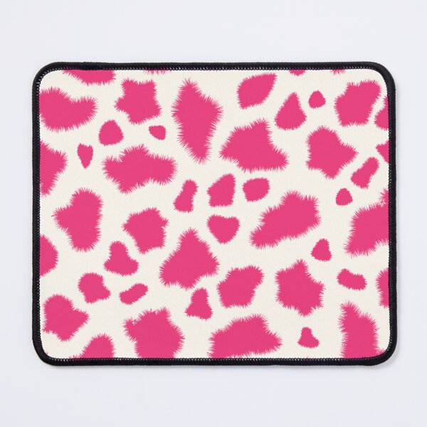 Item preview, Leather texture Ikat Cowhide Coquette Valentine Western Love ivory hot pink designed and sold by sarakaquabubble.