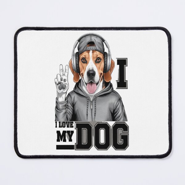 Item preview, Beagle's Victory: I Love My DOG Design designed and sold by Petpixy.