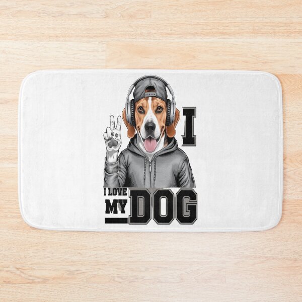 Item preview, Beagle's Victory: I Love My DOG Design designed and sold by Petpixy.