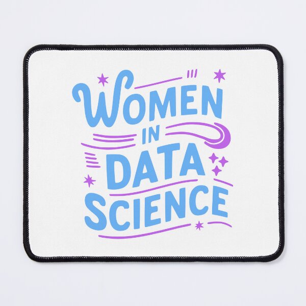 Item preview, Women In Data Science! Purple And Blue Data Girl designed and sold by PMCreative.