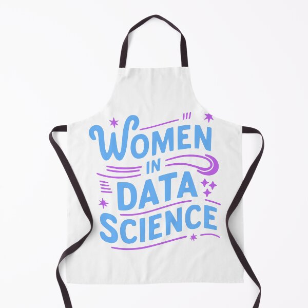 Item preview, Women In Data Science! Purple And Blue Data Girl designed and sold by PMCreative.