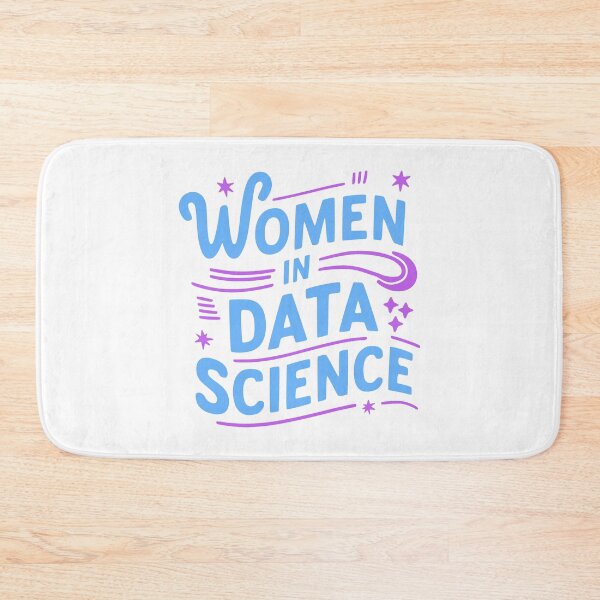 Item preview, Women In Data Science! Purple And Blue Data Girl designed and sold by PMCreative.