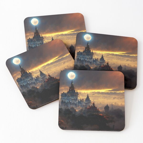 Item preview, Fantasy Castle in Mystical Twilight designed and sold by Amr Siam.
