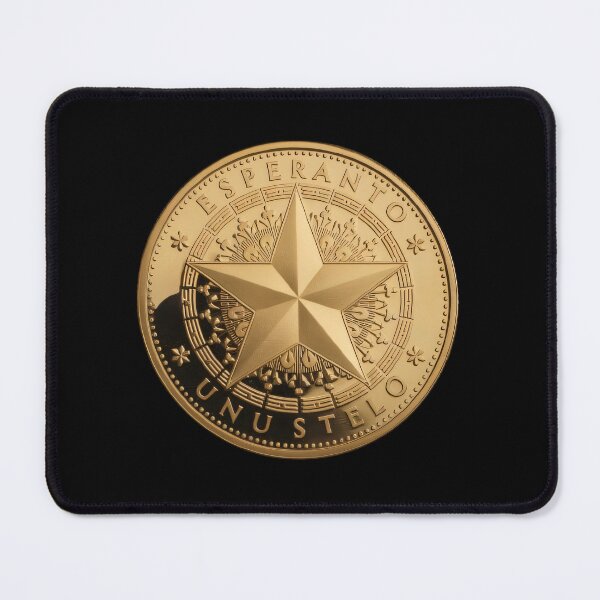 Item preview, Esperanto Coin: Unu Stelo designed and sold by Orca Chuckle Studios.