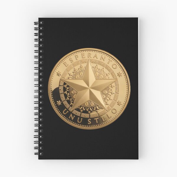 Item preview, Esperanto Coin: Unu Stelo designed and sold by Orca Chuckle Studios.