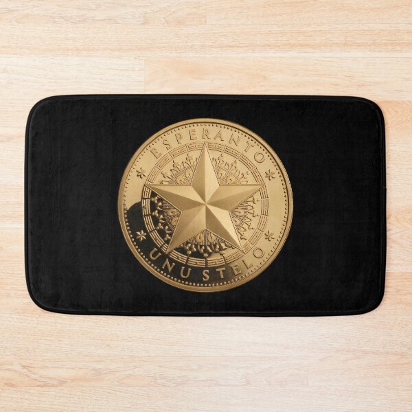 Item preview, Esperanto Coin: Unu Stelo designed and sold by Orca Chuckle Studios.