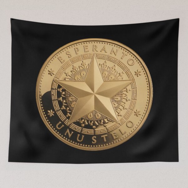 Item preview, Esperanto Coin: Unu Stelo designed and sold by Orca Chuckle Studios.