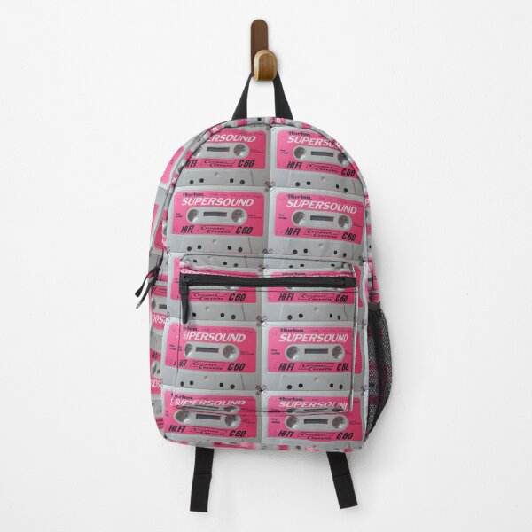 Item preview, cassette, tapedeck, supersound pink designed and sold by Unfound Gem.