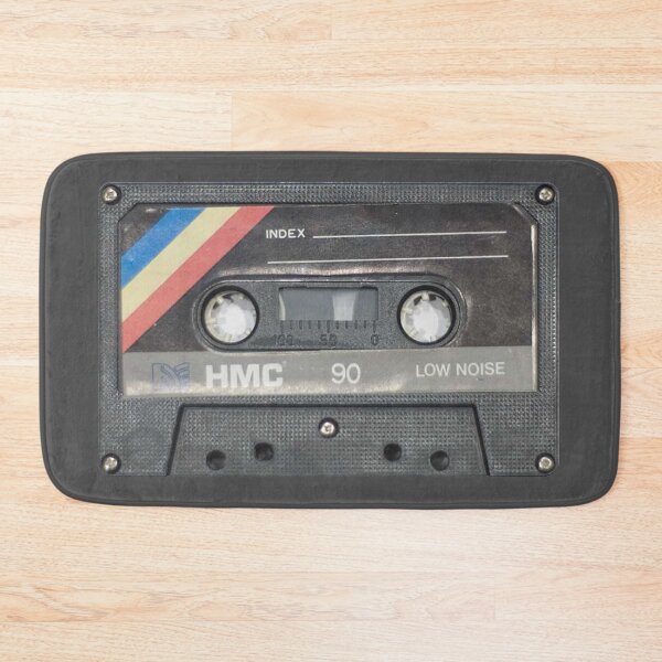 Item preview, cassette, tapedeck, classic color design designed and sold by Unfound Gem.