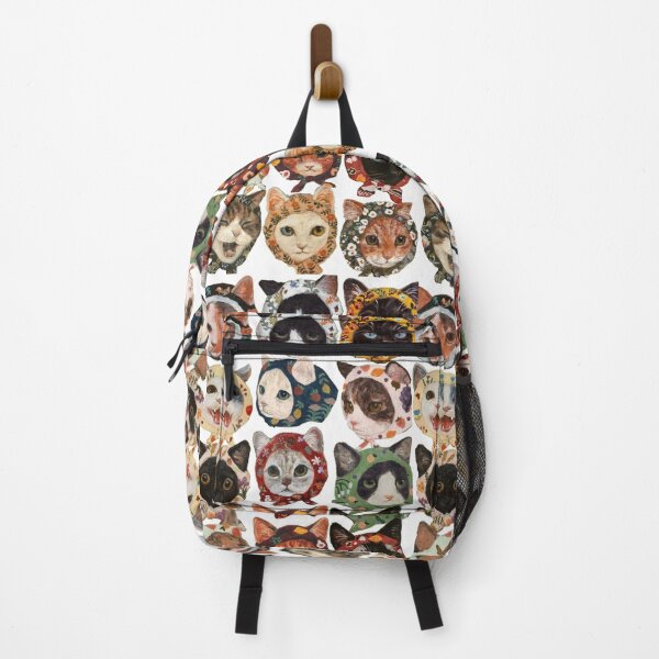 Item preview, Aesthetic Babushka Cat Tiled Pattern designed and sold by Mowgv.