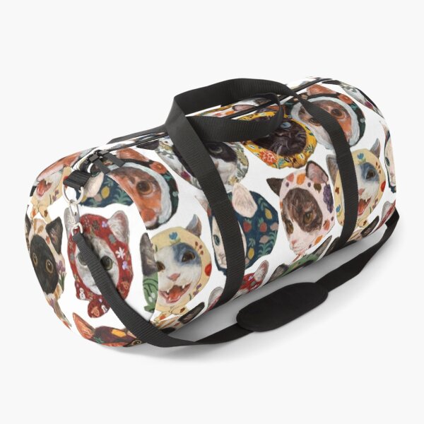 Item preview, Aesthetic Babushka Cat Tiled Pattern designed and sold by Mowgv.