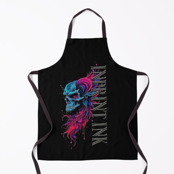 Item preview, INKY METALLIC SKULL designed and sold by inprintink.