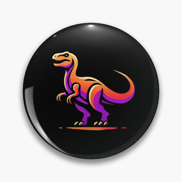 Item preview, Dinosaur Orange Purple  designed and sold by ToxiCool.