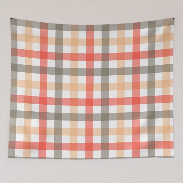 Artikelvorschau, Winter Cardinal Gingham-Muster entworfen und verkauft von MistyLakeArt.