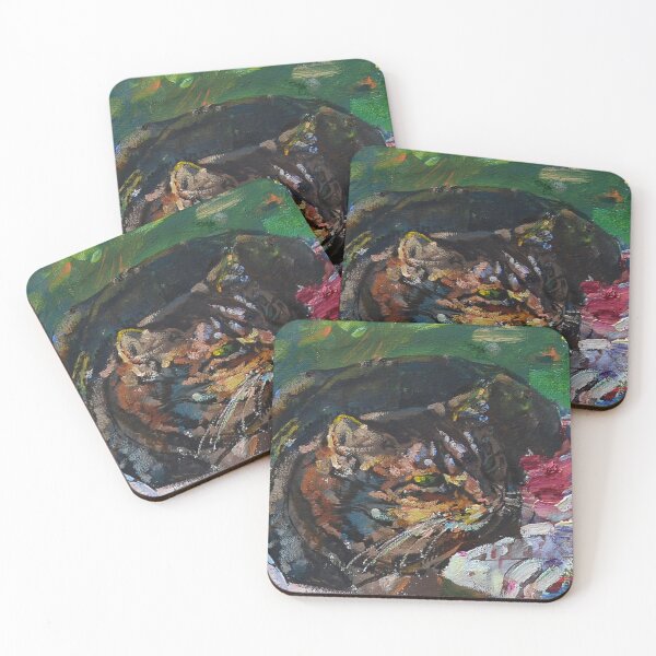 Item preview, Great painting of cat designed and sold by andrii kutsachenko.