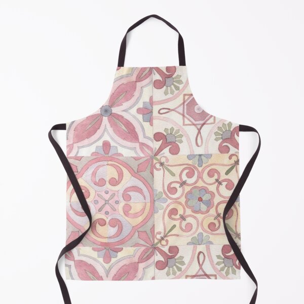Item preview, Pink Aesthetic Tile Tiled Pattern designed and sold by Mowgv.