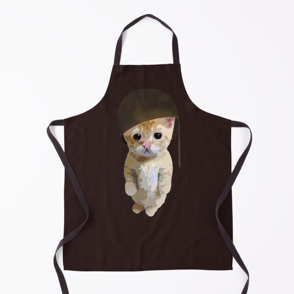 Item preview, Soldier Kitten Cat in Helmet designed and sold by ToxiCool.