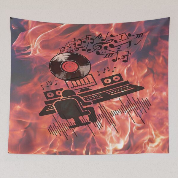 Item preview, Making Music Under Fire To Produce Records designed and sold by BrightrDayMusicArt.