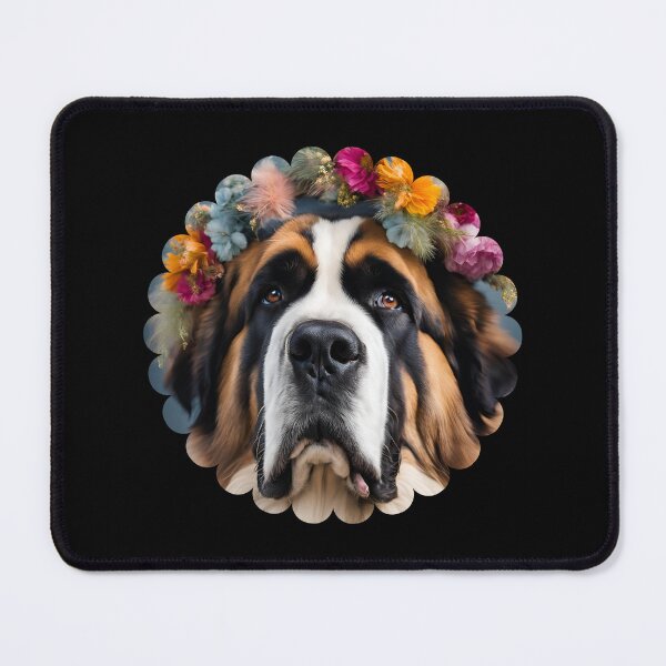 Item preview, St Bernard Happy Valentines Day, Cute Saint Bernard Dog Lover Gifts designed and sold by Cuteanimalgifts.