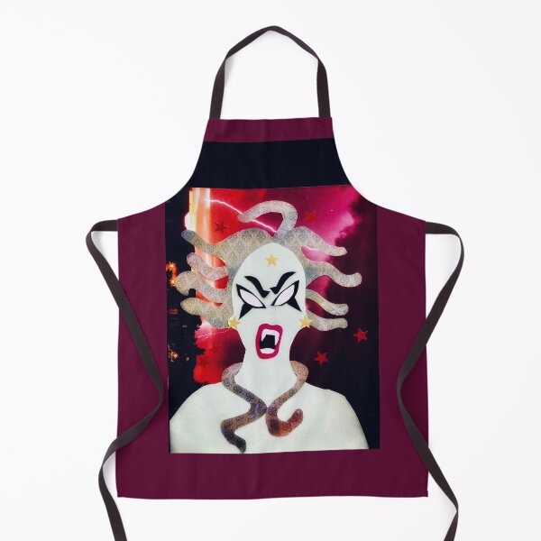 Item preview, 'Angry Medusa' Paper Collage designed and sold by Nikki Fortuin Arts & Crafts.