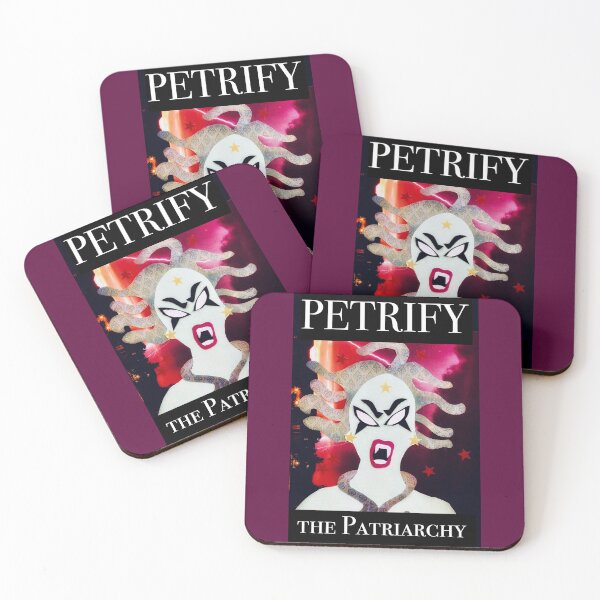 Item preview, 'Petrify The Patriarchy' Angry Medusa Paper Collage designed and sold by Nikki Fortuin Arts & Crafts.