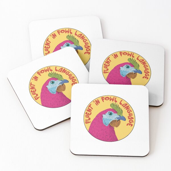 Item preview, Fluent in Fowl Language designed and sold by peevedandpeachy.