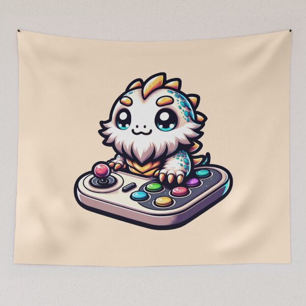 Item preview, Little White Dragon Joystick - Bearded Dragon designed and sold by aylastyle.