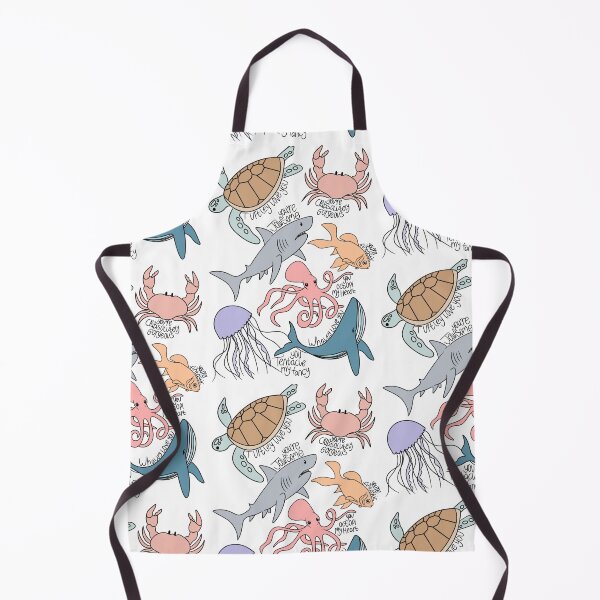 Item preview, Copy of Colourful sea animals with text sea puns designed and sold by waltcrystal.