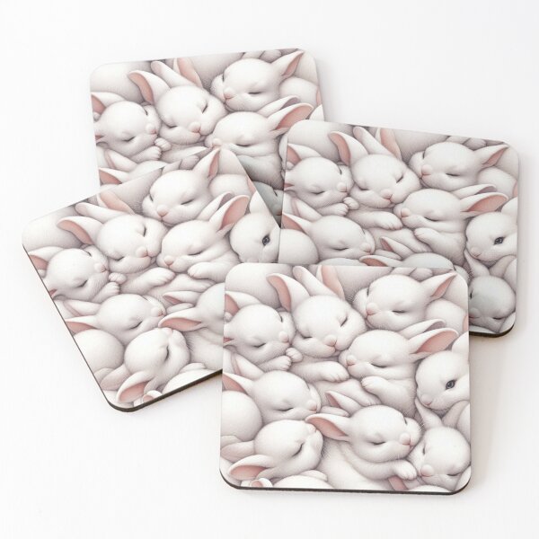 Item preview, Bunnies Cuddle designed and sold by Dollette Heaven.