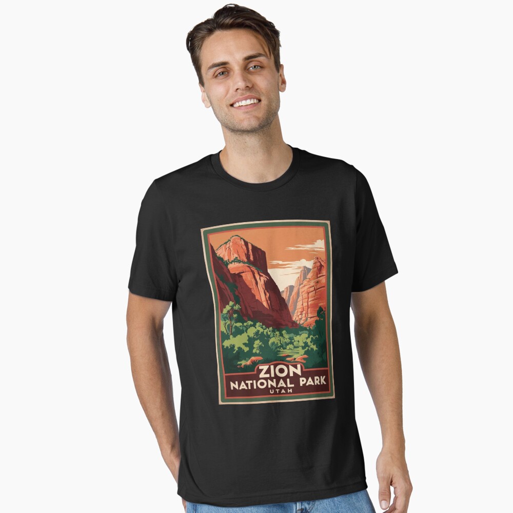 Vista previa del artículo con la obra «Camiseta esencial», diseñado y vendido por GoodOldVintage.
